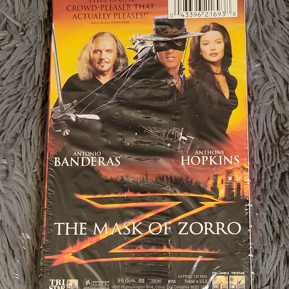 The Mask Of Zorro VHS (1998) - Picture 7 of 8